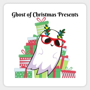 Ghost of Christmas Presents Holiday Winter Ghost Magnet